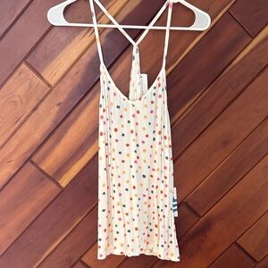 NWT MARKET and SPRUCE MULTICOLOR Tank Top, V neck, Large